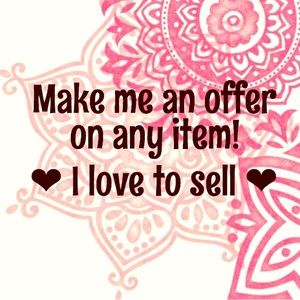 OFFERS WELCOME ❤️